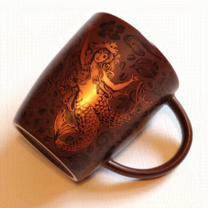 2011 Starbucks Coffee Mug Mermaid 2 tails 12oz